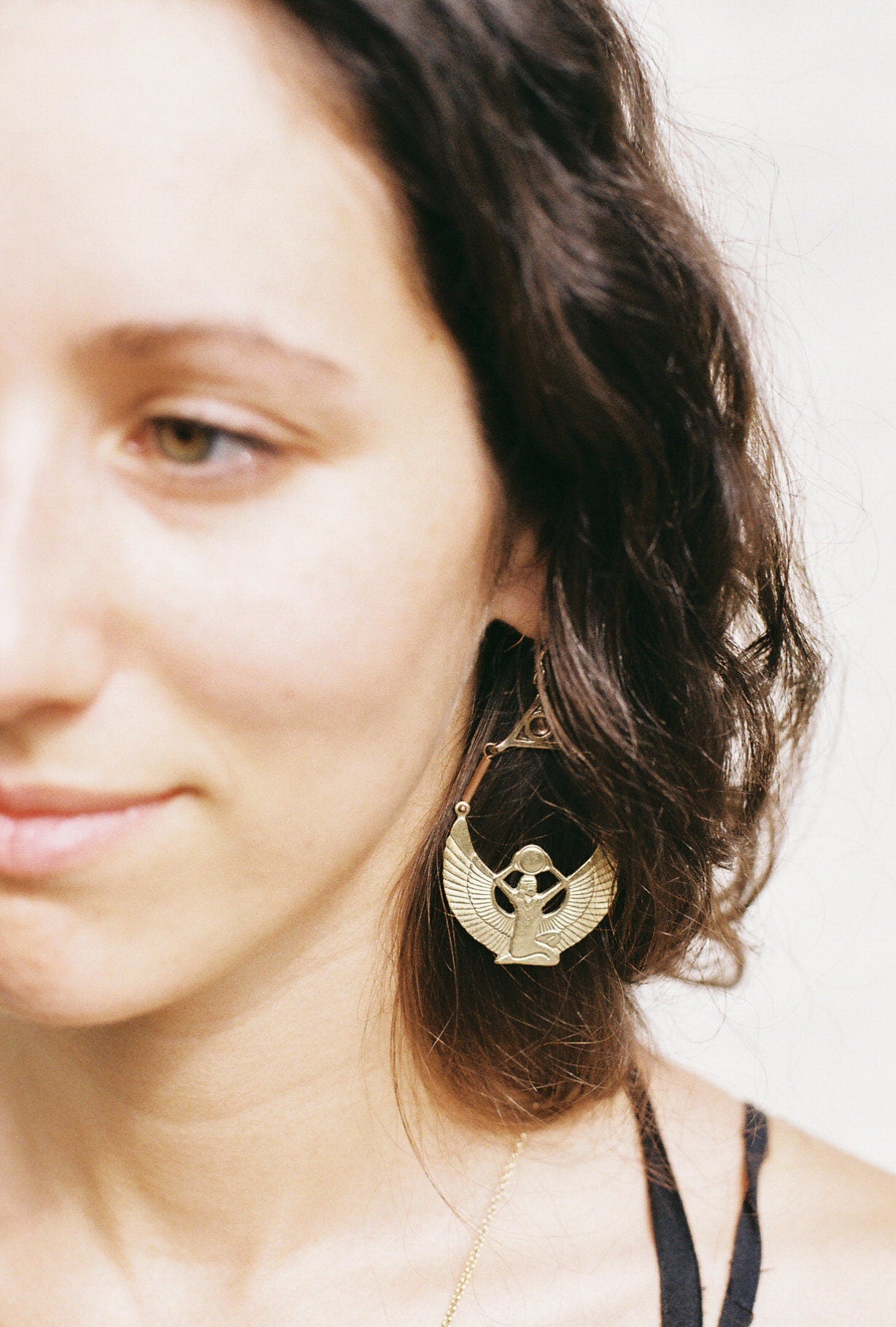 I See Isis_ Isis Egyptian Earrings